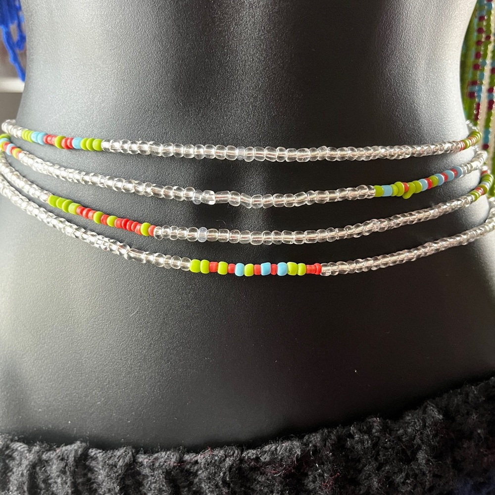 Single strand Waist Bead